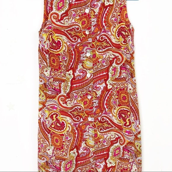 Moda Seta silk Paisley print shirt dress - Picture 14 of 16